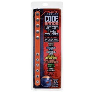 Gift Set of Falcon Code Band Orange Up for Anything And Kama Sutra Massage Oil (8oz Sweet Almond): Health & Personal Care