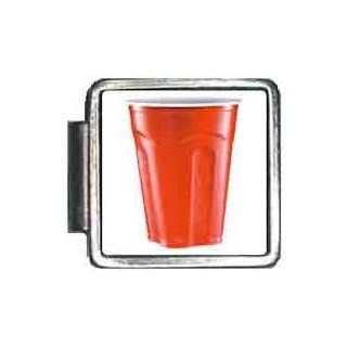 Red Solo Cup Italian Charm Bracelet Jewelry Link A10338: Jewelry