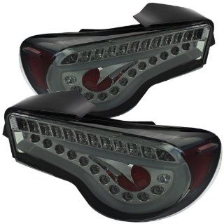 Spyder Auto (ALT YD SFRS12 LBLED SM) Scion FR S Smoke Light Bar Style LED Tail Light   Pair: Automotive