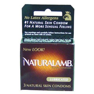 Trojan 3's Naturalamb #98050 Lubricated Condoms (Pack of 6) Health & Personal Care