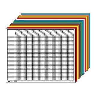 Horizontal Print Chart Set; 22 x 28; Assorted Colors; 12 Chart Set; no. SE 367 : Early Childhood Development Products : Office Products