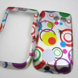 Hard Phone Cases Covers Skins Snap on Faceplate Protector for Samsung Sch r375c R375c Straight Talk Colors Polka Dots (Wholesale Price) Cell Phones & Accessories