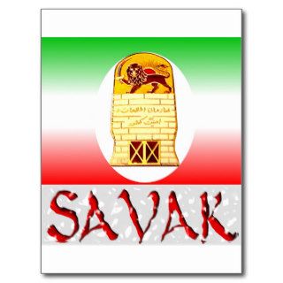 Savak Iran Secret Police Post Cards