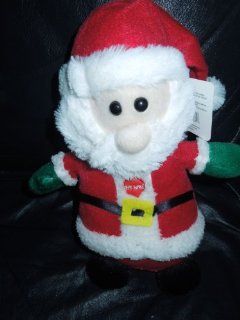 Plush Musical Santa Sings Jingle Bells and Cheeks Light up to Music. Apx 12"   Holiday Figurines