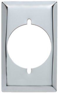 Pass & Seymour S384C Smooth Chrome Wall Plate, Single Gang for Power Outlet   Switch Plates  