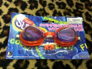 Swimming Goggles with Ear Plugs  Sports & Outdoors