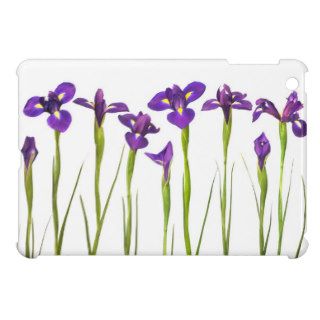 Purple Irises   Iris Flower Customized Template iPad Mini Case