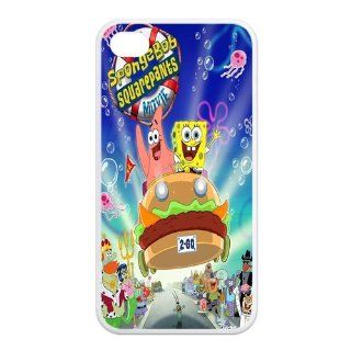 Mystic Zone SpongeBob SquarePants iPhone 4 Case for iPhone 4/4S Cover Famous Cartoon Fits Case KEK1061: Cell Phones & Accessories