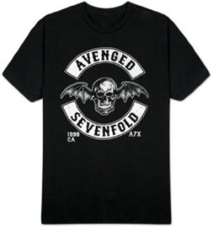 Avenged Sevenfold Deathbat Crest T shirt: Clothing