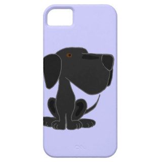 Funky Black Labrador Puppy Dog iPhone 5 Cover