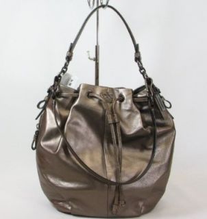 Authentic Coach Madison Leather Marielle Drawstring Bucket Tote Bag 17016 Bronze: Shoes