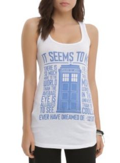 Doctor Who Van Gogh TARDIS Quote Girls Tank Top at  Womens Clothing store: