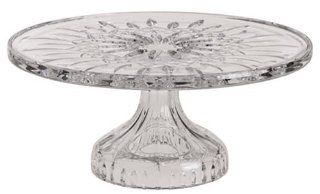 Waterford Crystal Lismore Footed Cake Plate: Kitchen & Dining
