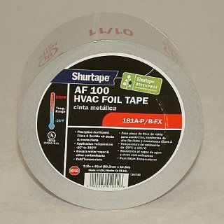 Shurtape AF 100 Aluminum Foil Tape 2 1/2 in. x 60 yds. (Silver Printed) Duct Tape
