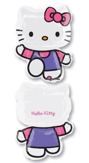 Hello Kitty PINK AND PURPLE SUPER SHAPE PARTY BALLOON: Toys & Games