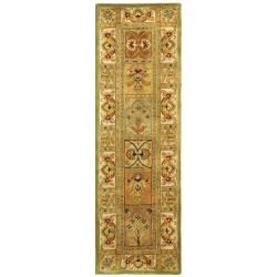 Handmade Classic Empire Wool Panel Rug (23 X 16)