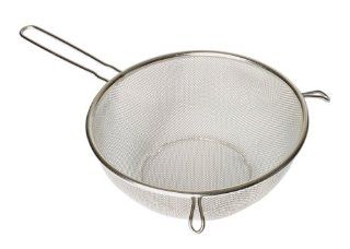 p!zazz 401 0027 Strainer with Stainless Steel Loop Handle, 8 1/2 Inch: Colanders: Kitchen & Dining
