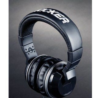 Kicker HP402MB Cush Talk Over Ear Headphones with In Line Mic & Controls (Black) Electronics