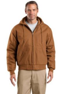 CornerStone   Duck Cloth Hooded Work Jacket.: Work Utility Outerwear: Clothing