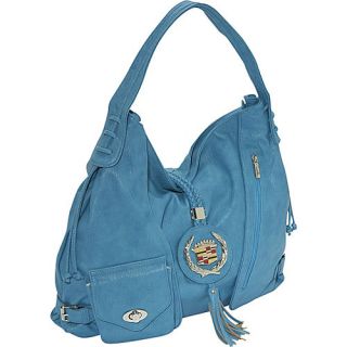 Ashley M Cadillac braided hardware hobo bag