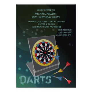 Sport Darts   Invitation