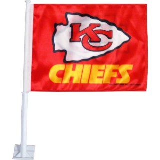 Kansas City Chiefs Car Flag : Sports Fan Automotive Flags : Sports & Outdoors