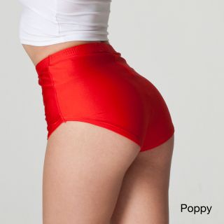 American Apparel American Apparel Womens Nylon Tricot Short Shorts Red Size XS (2 : 3)