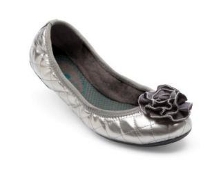 Lindsay Phillips Liz Pewter Quilt 8.5 Switchflops Womens Ballet Flats: Sandals: Shoes