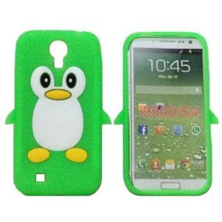 Tinkerbell Trinkets Samsung Galaxy S4 SIV i9500 GREEN Penguin Cute Animal Silicone / Skin / Case / Cover / Shell / Protector / Cellphone / Phone / Smartphone / Accessories.: Cell Phones & Accessories