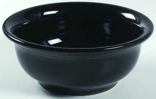 Homer Laughlin  Fiesta Black (Newer) 9 Mixing Bowl, Fine China Dinnerware   Bla