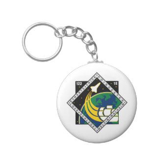 STS 122 Mission Patch Keychain