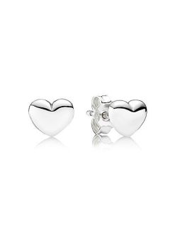 Pandora Heart silver stud earring