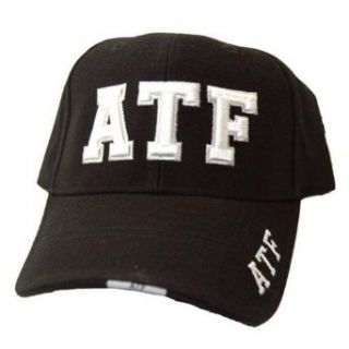 ATF Law Enforcement Hat Cap   Black at  Mens Clothing store: Baseball Caps