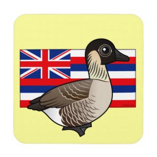 State Birdorable of Hawaii Nene Beverage Coaster