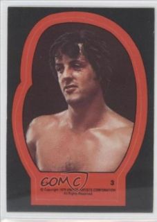 Rocky (Trading Card) 1979 Topps Rocky II Stickers #3: Entertainment Collectibles