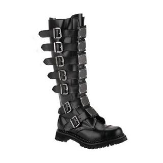 Men's Reaper 30, 30 Eyelet Metal Plates Leather Knee Boot Shoes