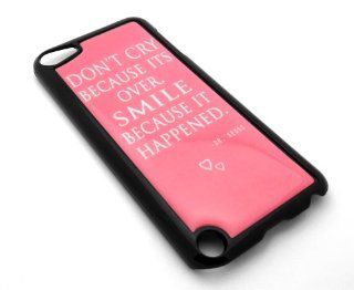 Dr. Seuss Pink Quote Design Snap on Black iPod Touch 5/5th Generation Cover Carrying Case : MP3 Players & Accessories