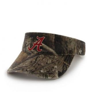 NCAA Alabama Crimson Tide Real Tree Camouflage Visor by '47 Brand: Clothing