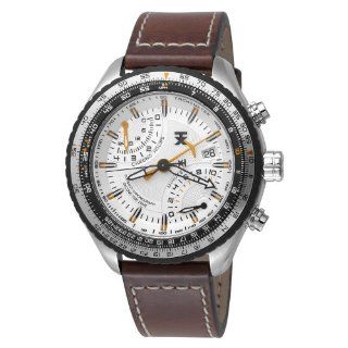 TX Men's T3C428 600 Series Pilot Fly back Chronograph Dual Time Zone Watch at  Men's Watch store.
