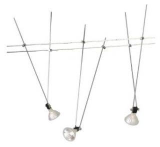 Eurofase P430 05 3 Light Cable Kit, Chrome   Track Lighting Kits  