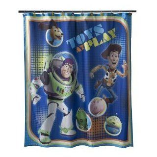Toy Story Fabric Shower Curtain Buzz & Woody Toys Play : Buzz Lightyear Curtains : Everything Else