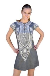 Ariya Embroidered Designer Half Sleeve Tunic Top Casual Dress World Apparel Clothing