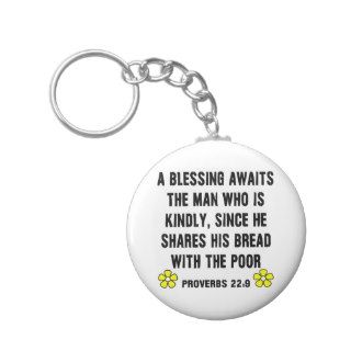 Blessing Proverbs 229 Key Chain