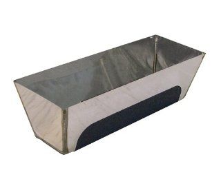 Bon 15 446 Stainless Steel Contoured Bottom Heliarc Mud Pan with Non Slip Grip, 10 Inch   Masonry Hand Trowels  