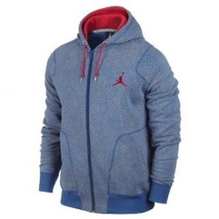 Nike Air Jordan Elephant Full Zip Mens Hoodie Sweatshirt 584059 434 True Blue XXL at  Mens Clothing store