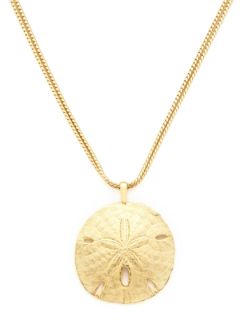 Sand Dollar Pendant Necklace by Erwin Pearl