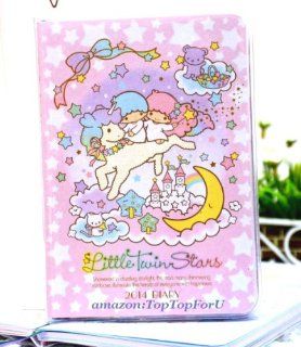 2013 ~ 2014 Sanrio Little Twin Stars Academic Diary Monthly Weekly Yearly Schedule Planner Calendar Book Plastic Cover : Daily Appointment Books And Planners : Office Products