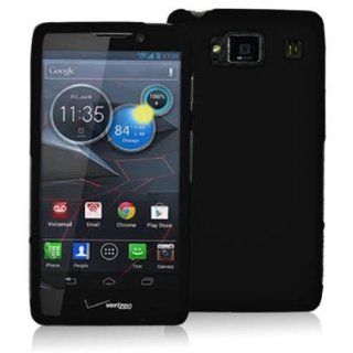 Black Snap On Hard Skin Case Cover for Motorola Droid Razr HD XT926: Cell Phones & Accessories