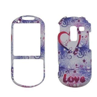 Love Faceplate Protector Hard Case for Samsung Messager 3 R570/m570/r455c (Me: Cell Phones & Accessories