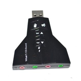 GREENWON USB 2.0 to Virtual 7.1 Channel Audio Sound Card Adapter PD560: Computers & Accessories